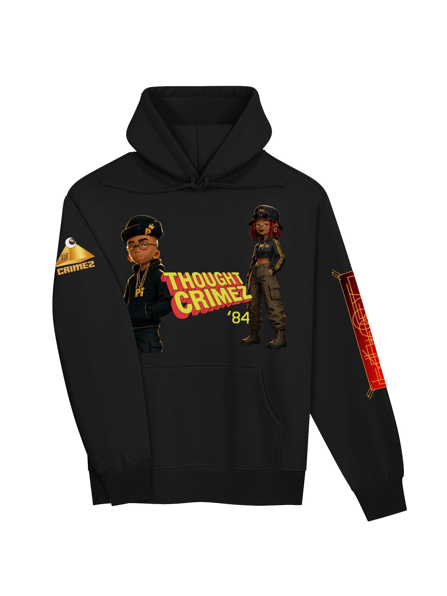 Thought Crimez 84 Streetwear Poster Hoodie product image (7)
