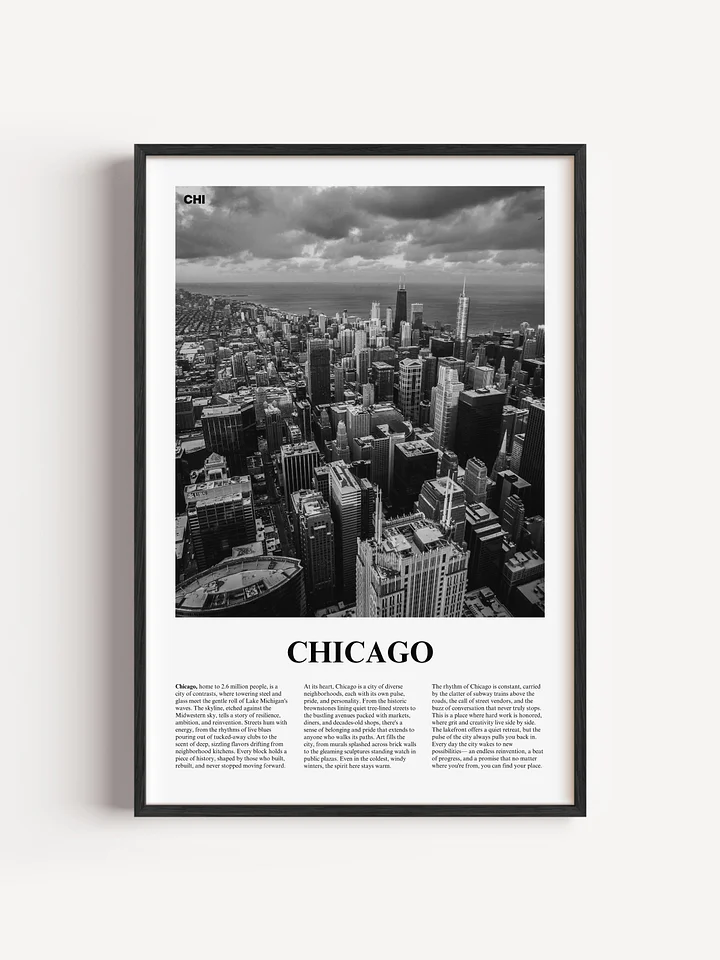 Chicago 01 Newspaper Poster product image (1)