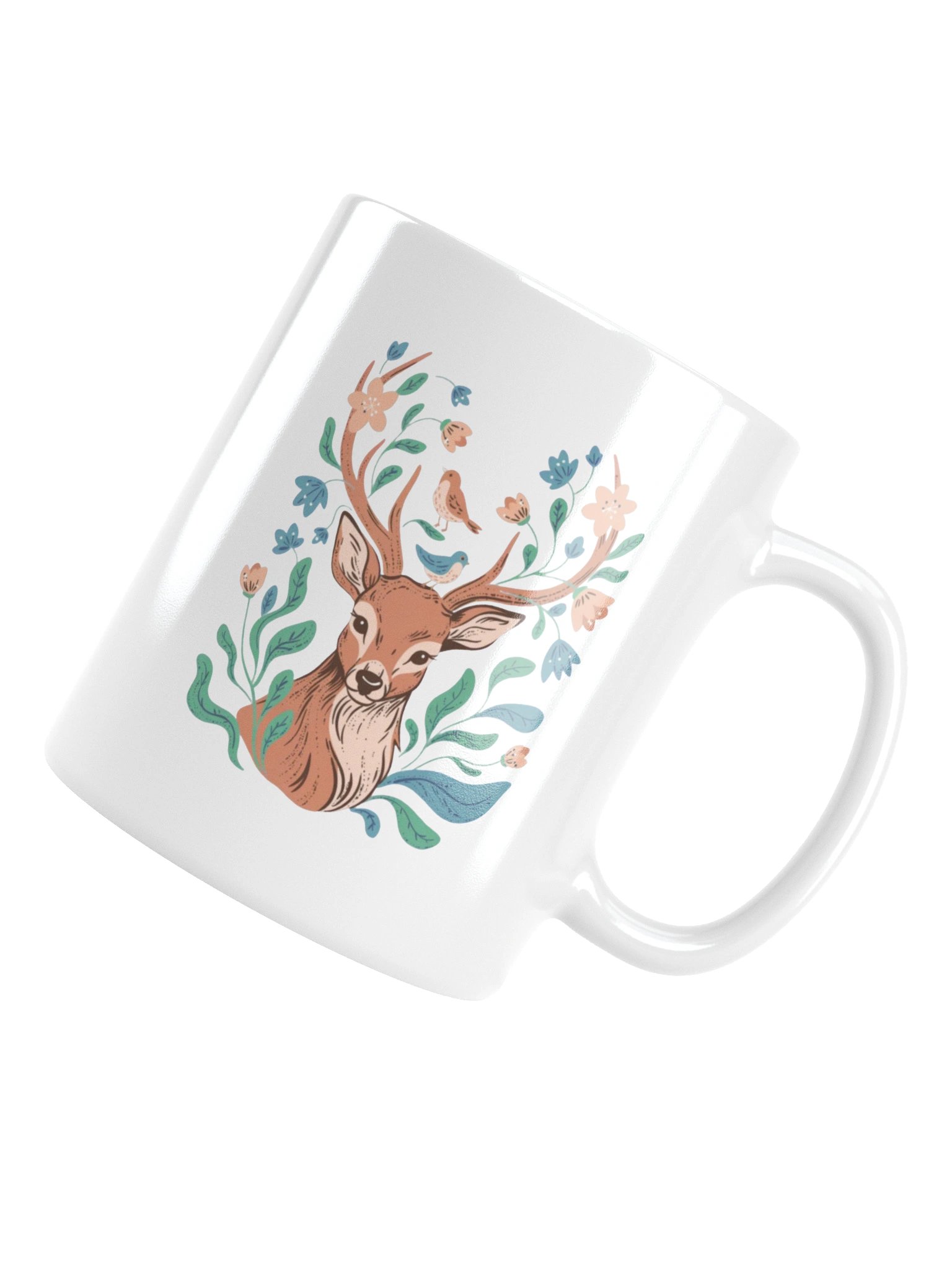 Deer in Wildflowers Coffee Mug product image (16)
