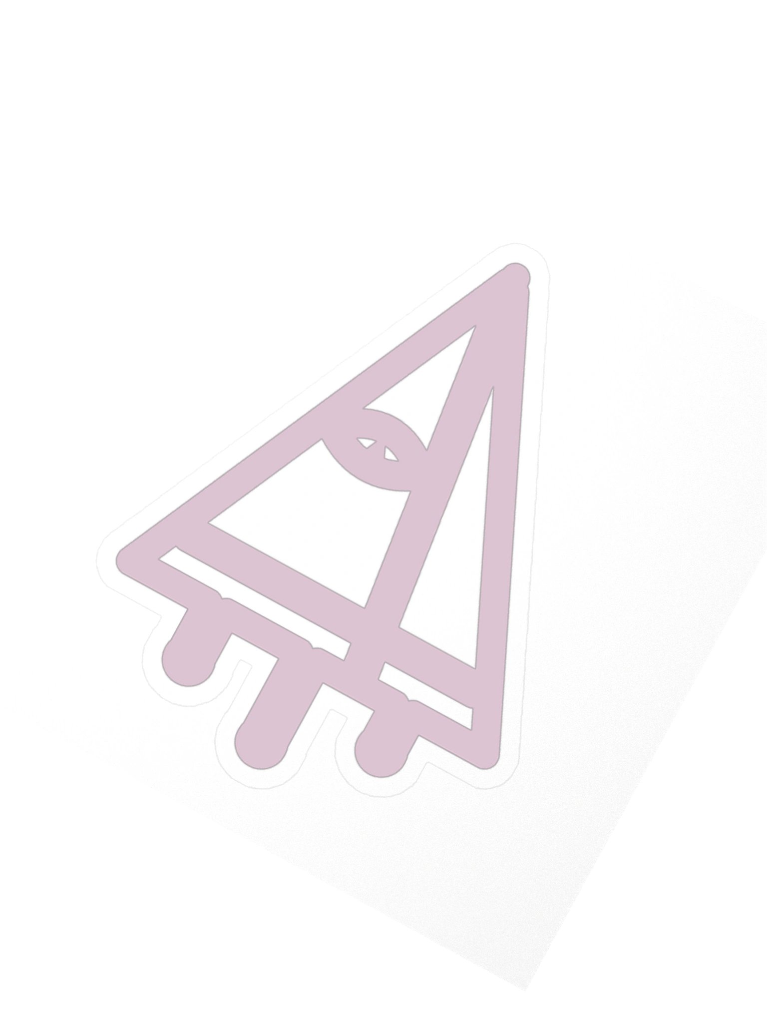 Dripping Triangle — Transfer Sticker product image (2)
