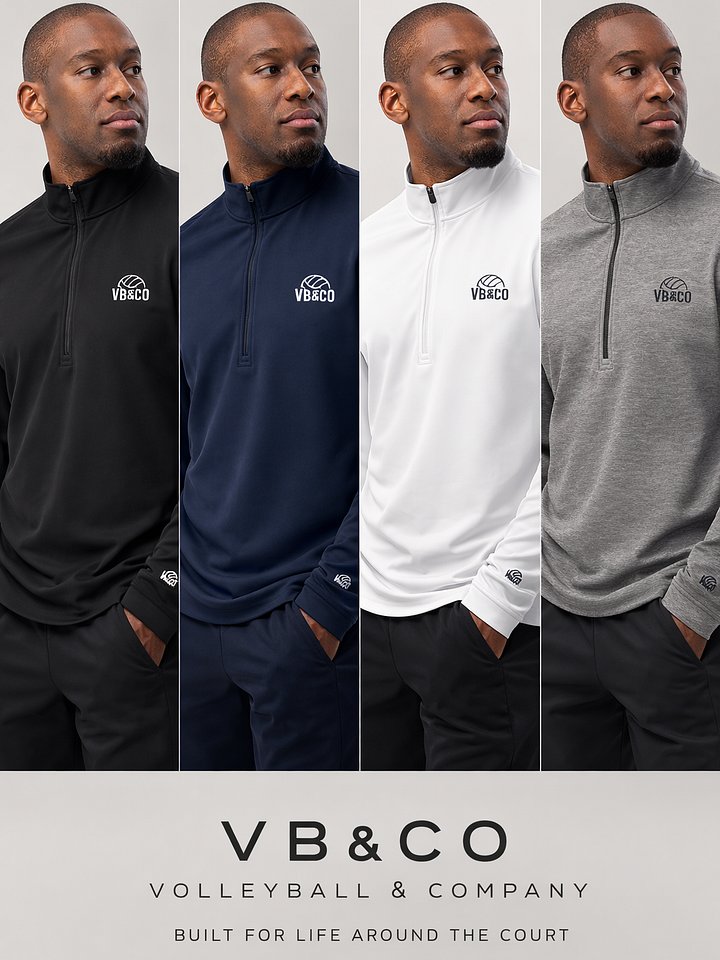 VB&CO Volleyball Performance Embroidered Quarter-Zip product image (2)