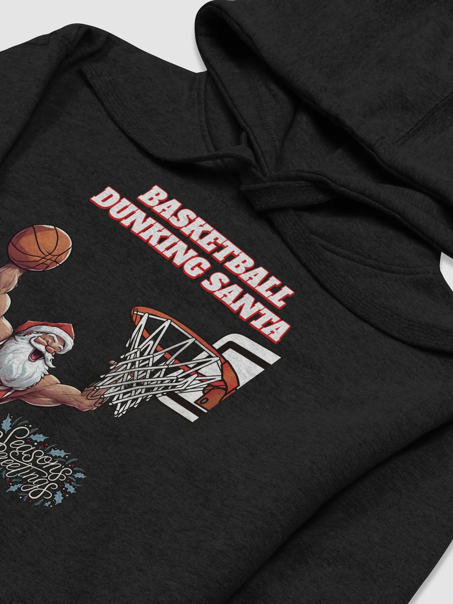 Basketball Dunking Santa Hoodie product image (14)