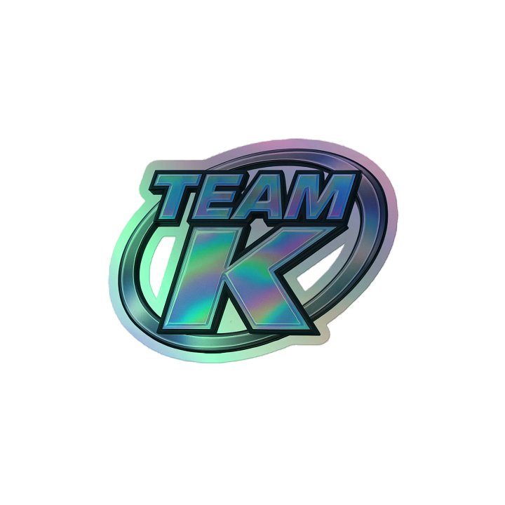 Team K 2000's HOLOGRAPHIC" STICKERS product image (2)