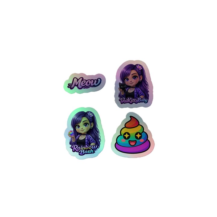 Rainbow Bash Sticker Sheet product image (1)