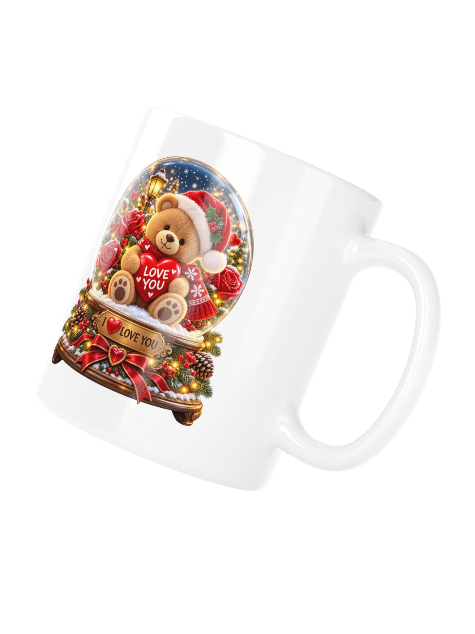 I ❤️ LOVE YOU — CHRISTMAS TEDDY BEAR - MUG product image (10)