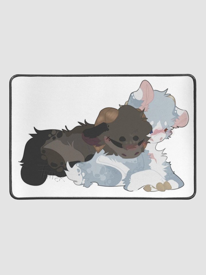 Goat Cuddles 2 Desk Mat 12