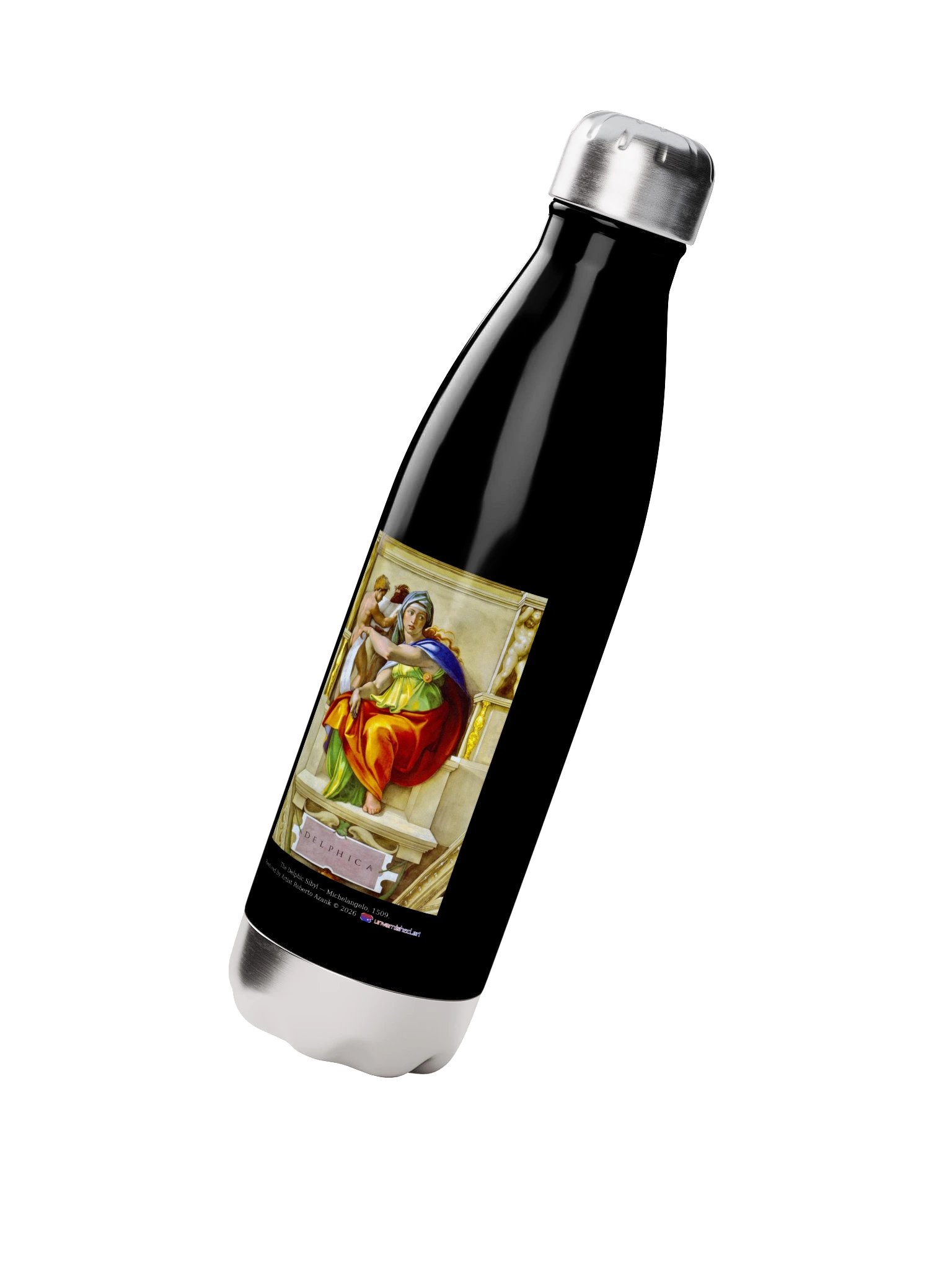 The Delphic Sibyl — Water Bottle product image (2)