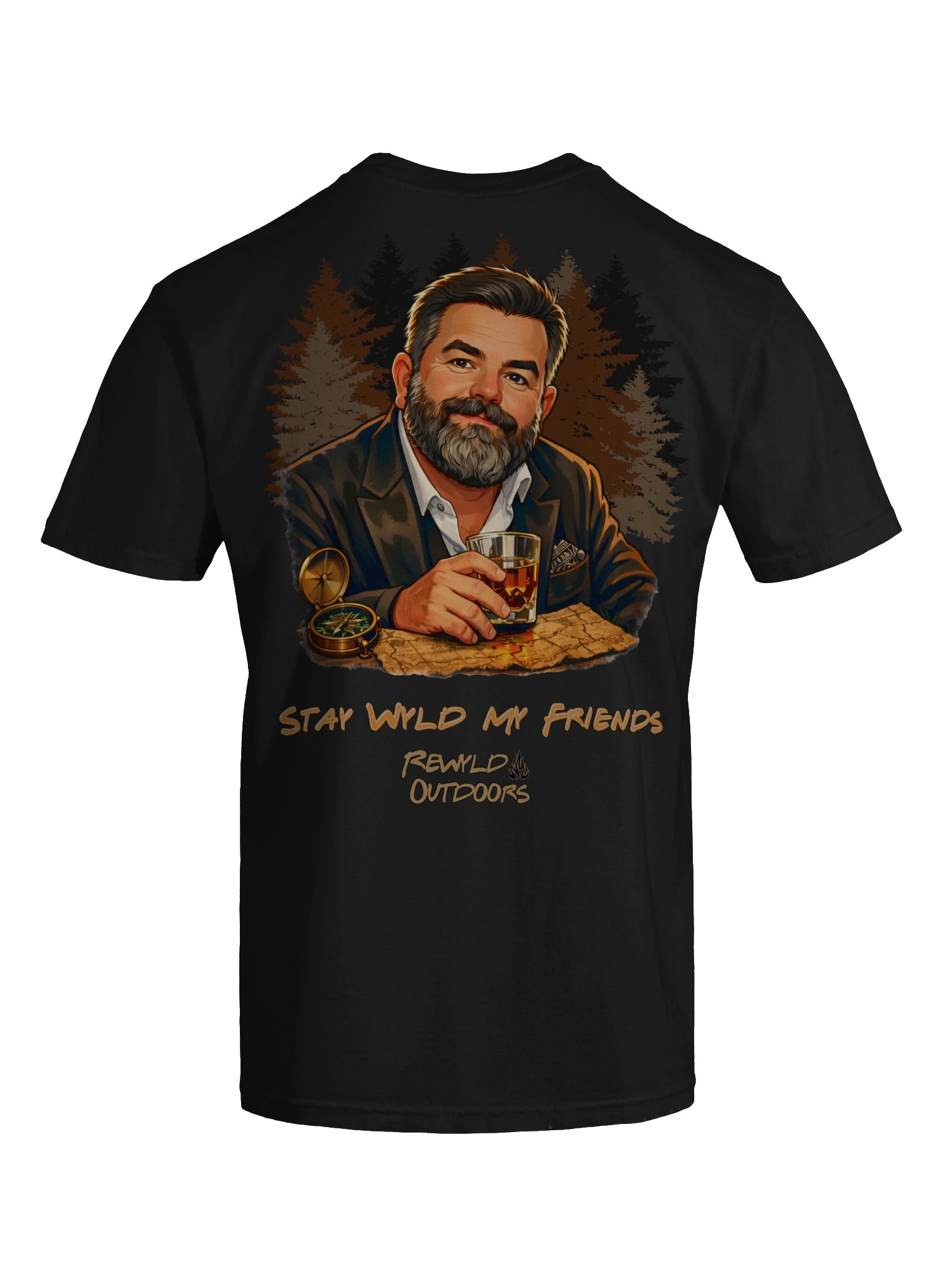 Wilderness Explorer Whiskey T-Shirt product image (9)
