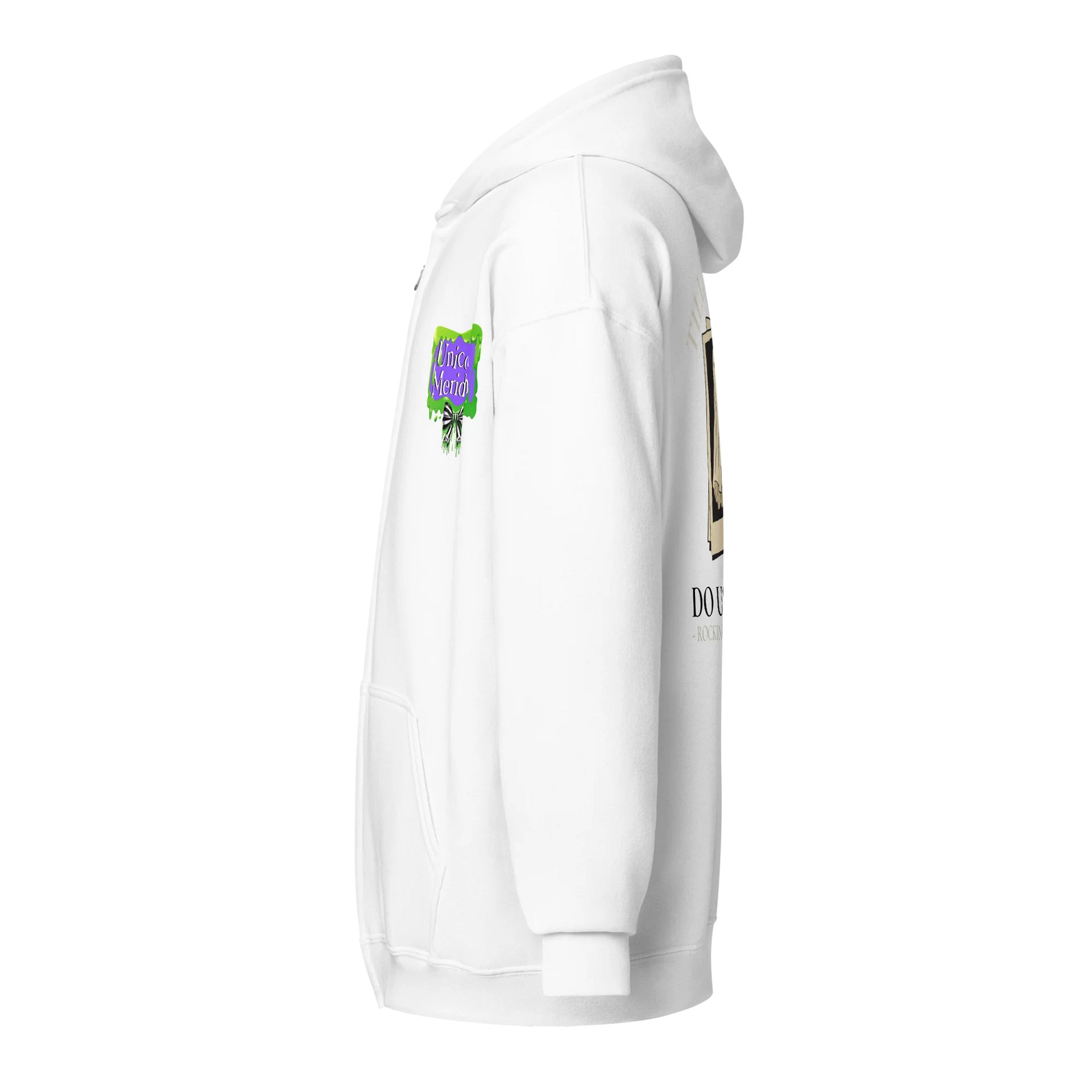 [UM Designs] Til The Living Do Us Part - Unisex Graphic Zip Hoodie product image (3)