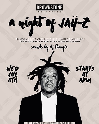 I heard a lot of my ppl going to see #JayzLive so it’s only right I get yall hyped up and ready next Wednesday @brownstonesoc...