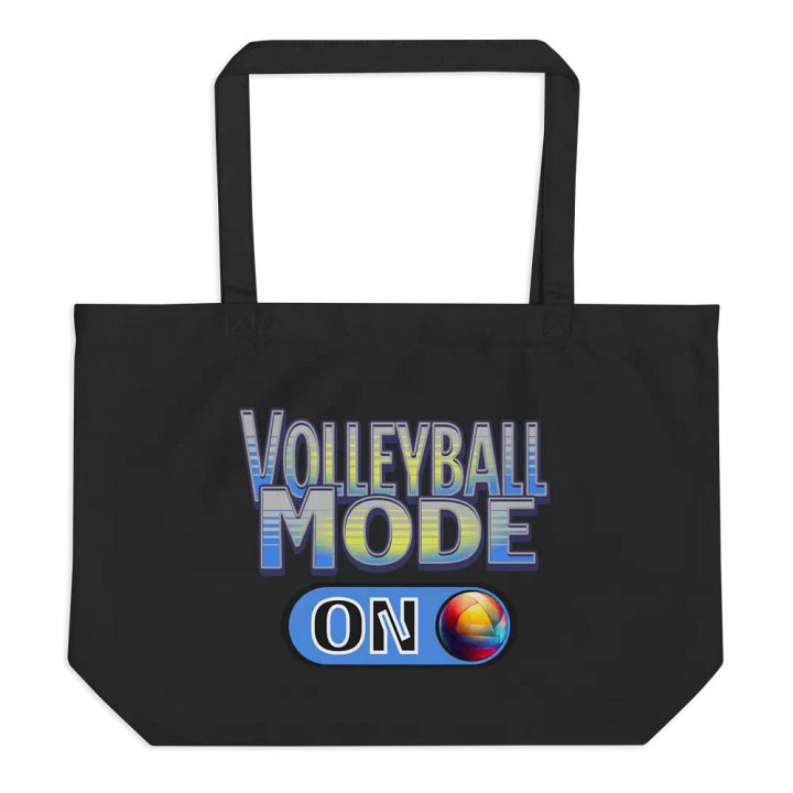 Volleyball Mode On Organic Tote product image (1)