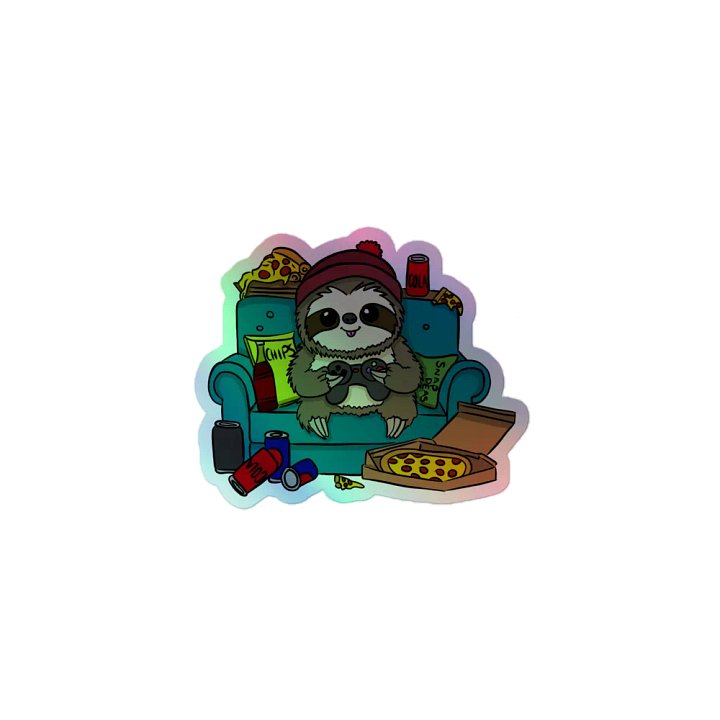 Holographic Sticker Sheet - Gamer product image (1)