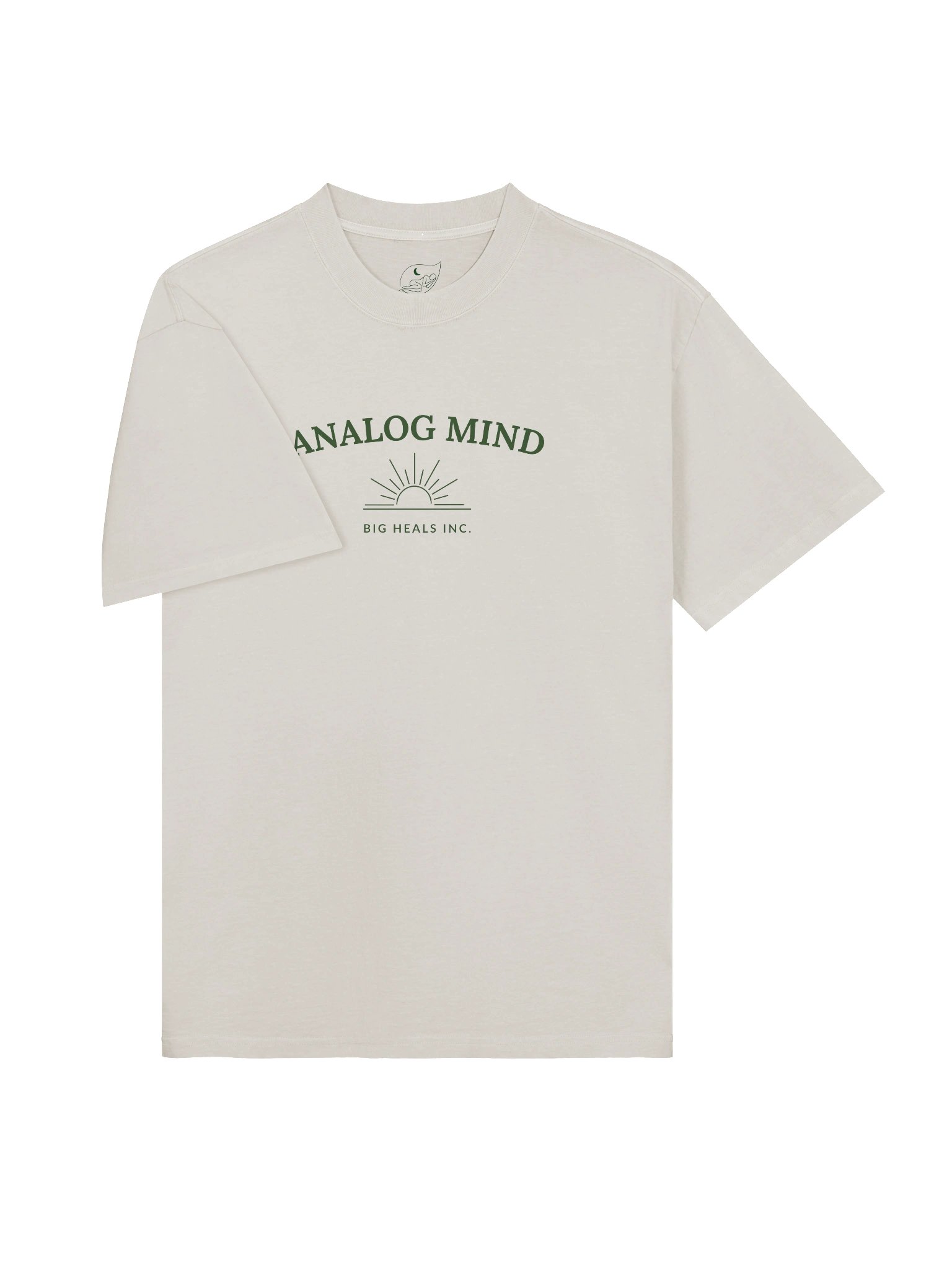 Analog Mind Oversized T-Shirt | Faded Bone product image (3)