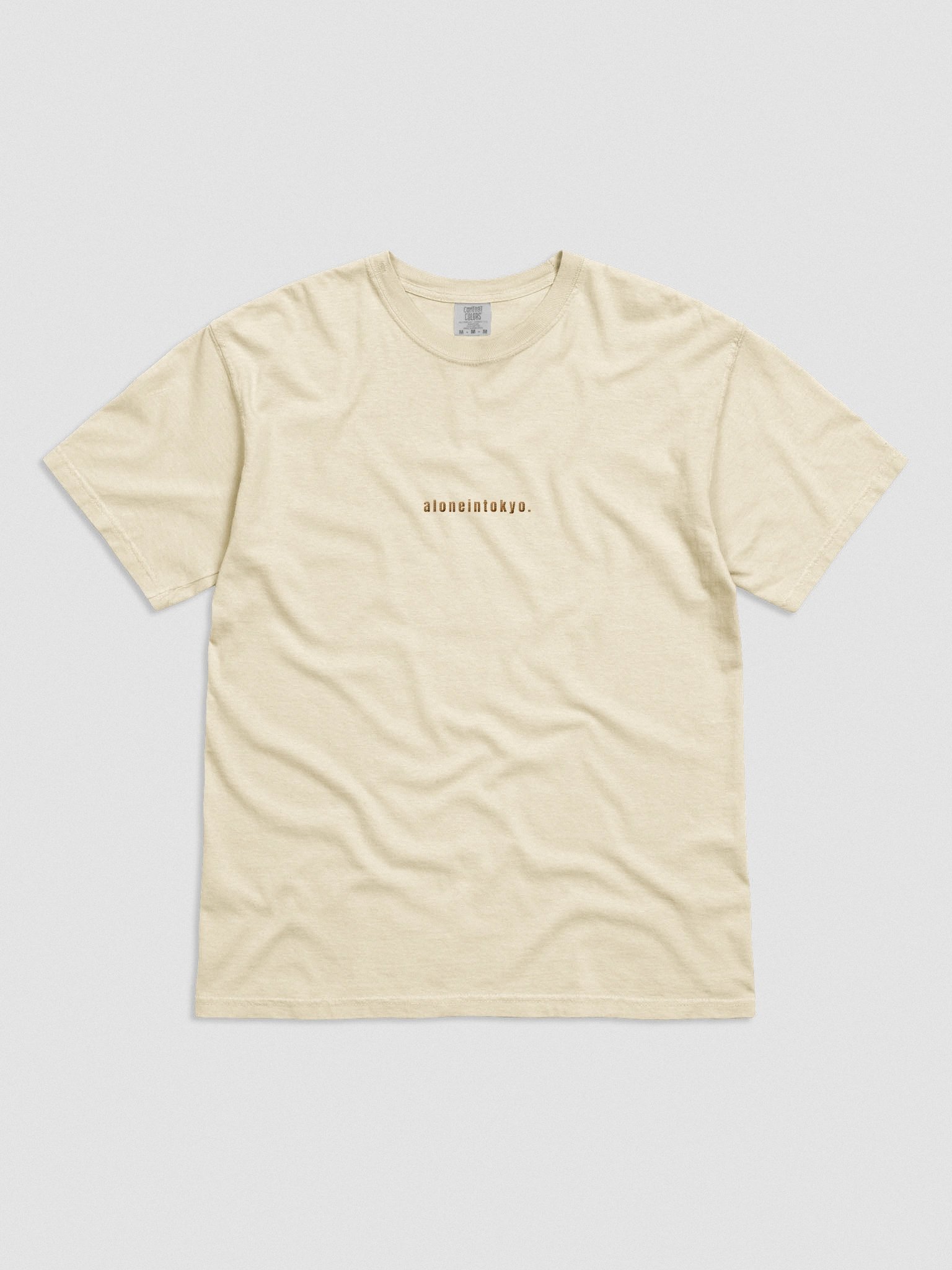 TOKYO GOLD TEXT EMBROIDERED T-SHIRT product image (3)