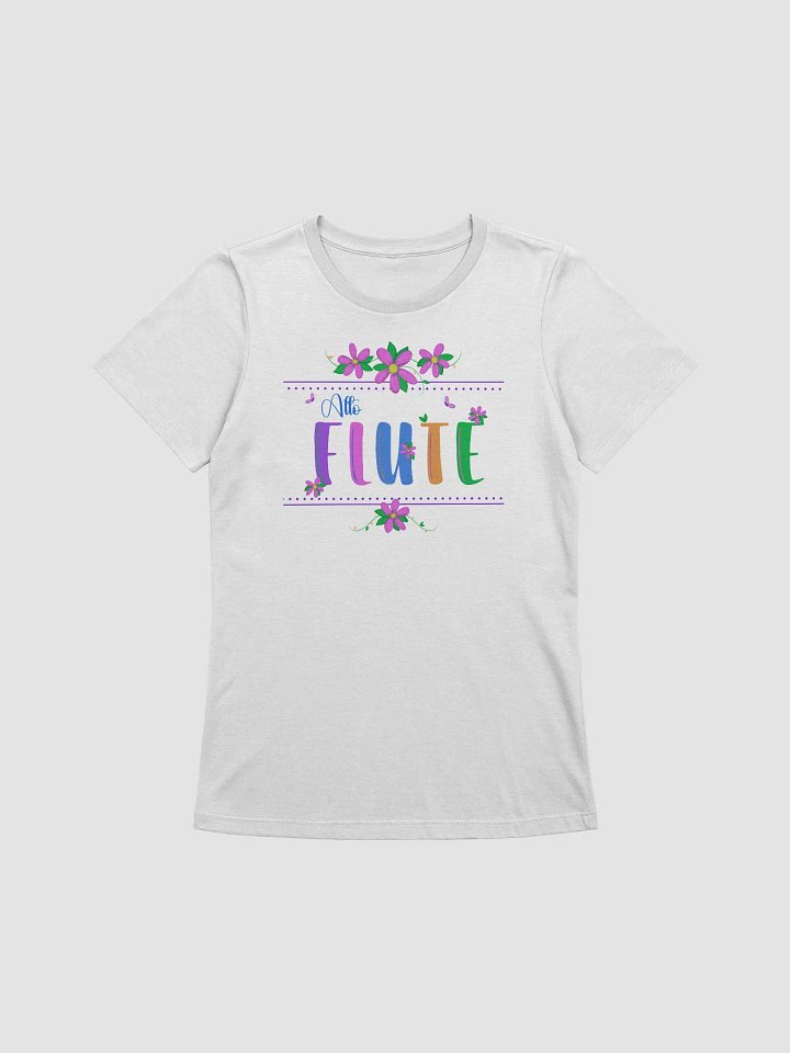 Relaxed Fit - Floral Flute Women's T-Shirt - Blue Alto Letters product image (1)