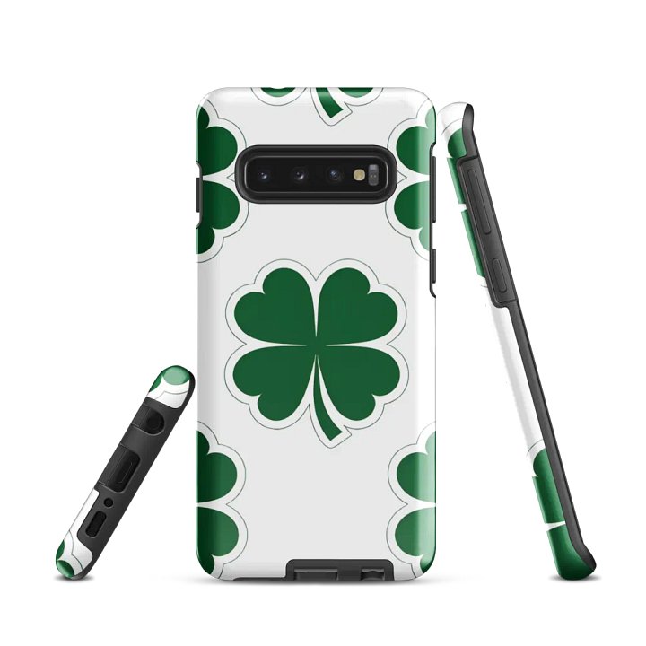 Lucky Clover Grid Samsung® Tough Case product image (2)