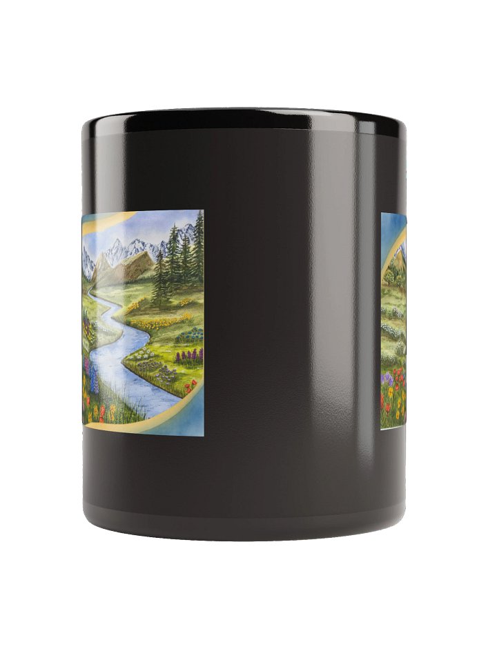 Paradise Black Glossy Mug product image (3)