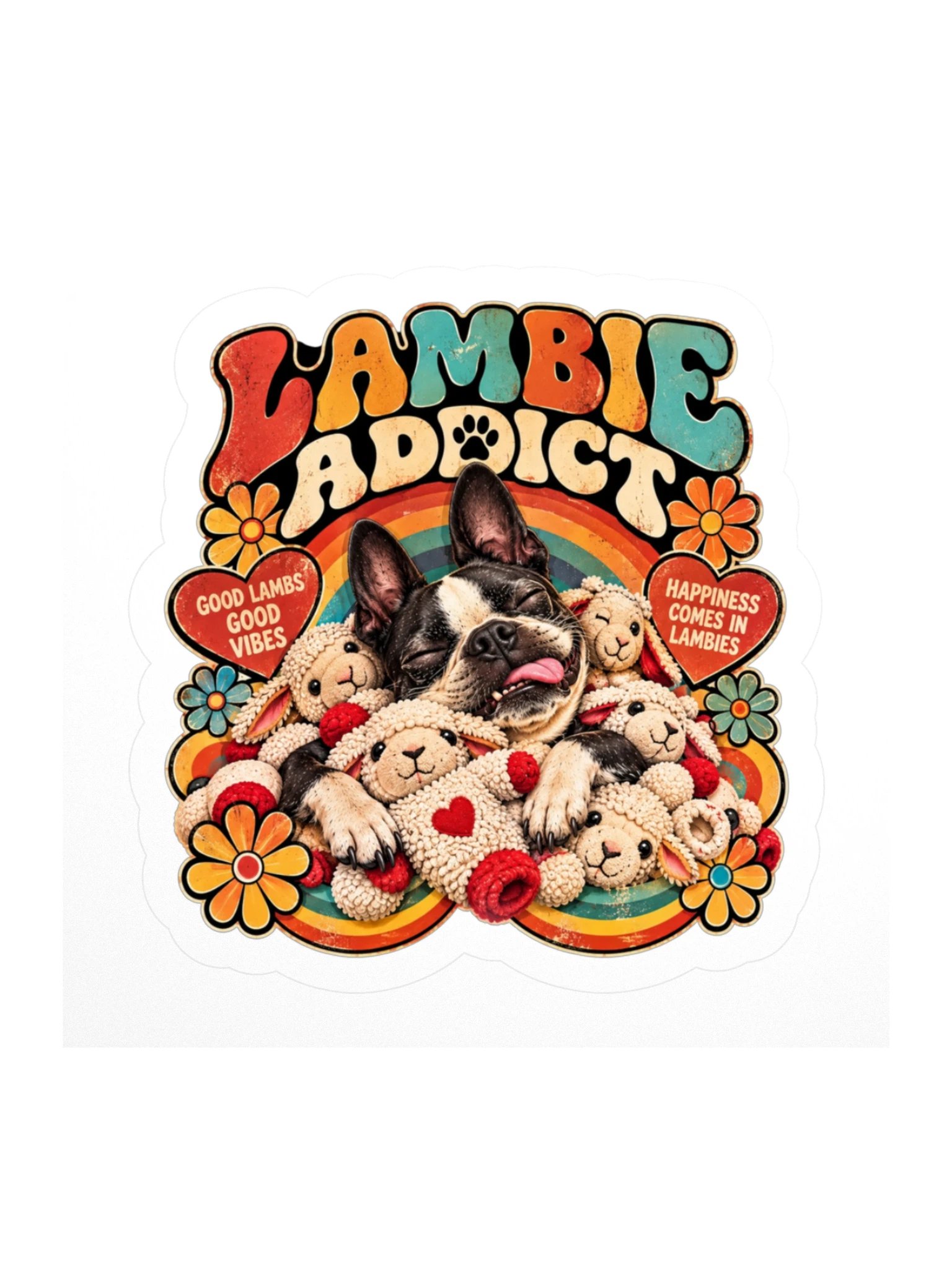 Lambie Addict Kiss Cut Sticker product image (1)