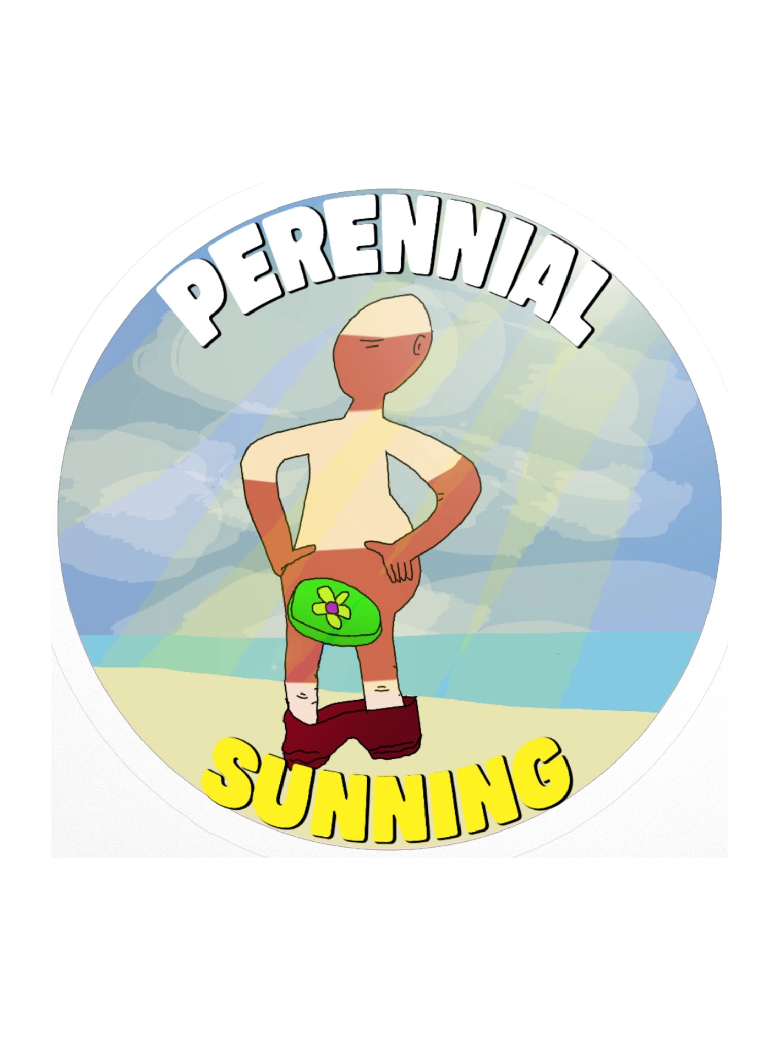 Perennial Sunning Sticker product image (1)