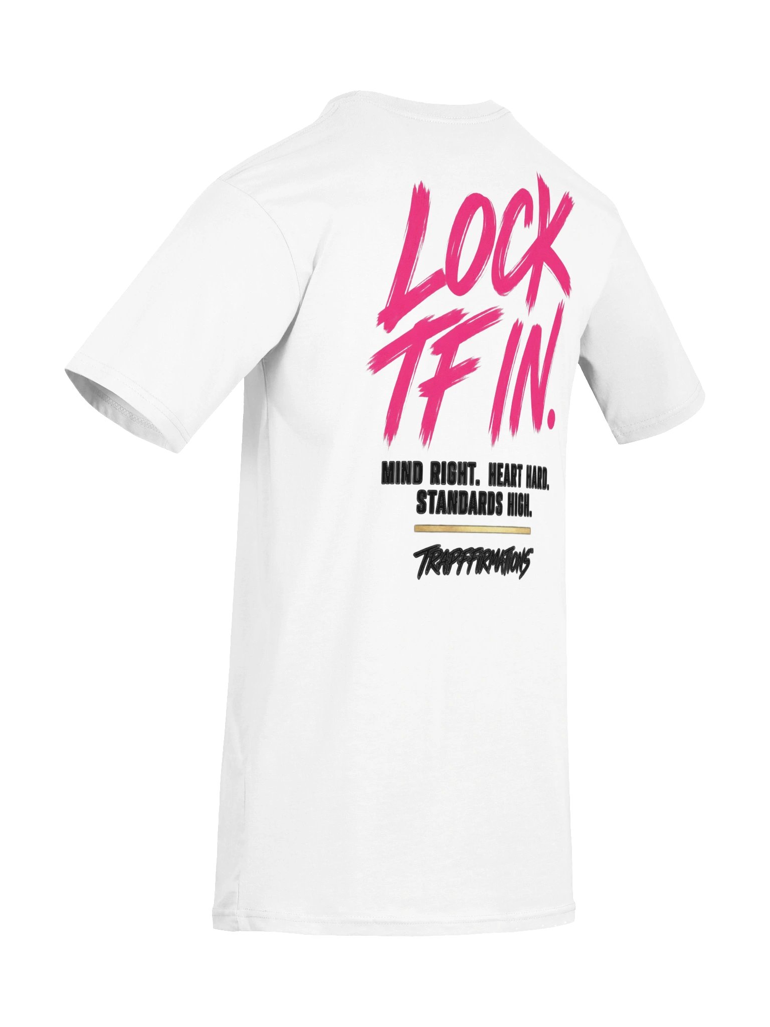 LOCK TF IN. • The Statement Tee | White product image (12)