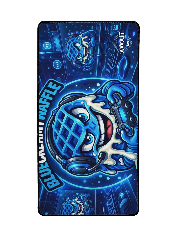 BlueCreamyWaffle Desk Mat product image (2)