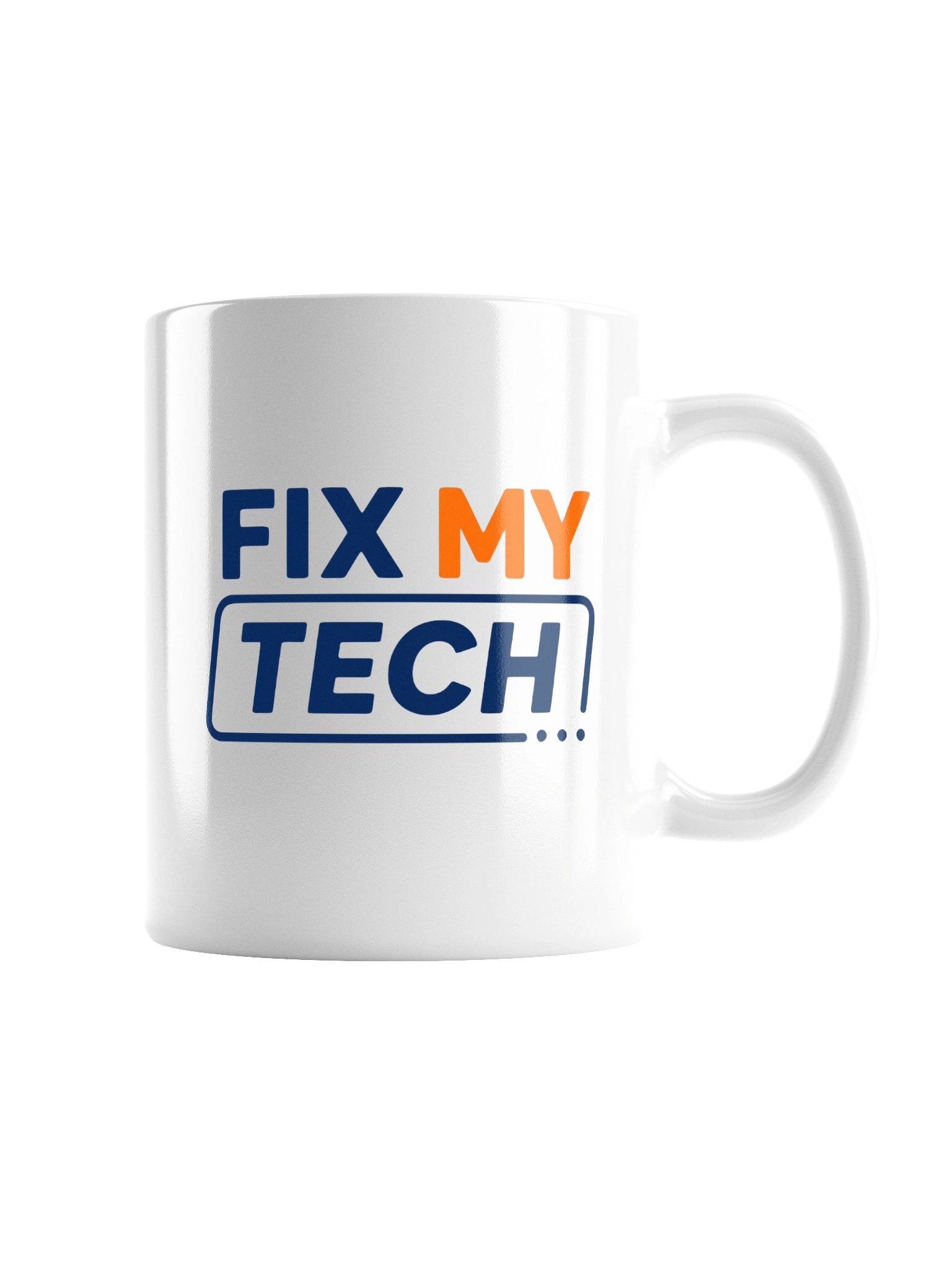 Fix My Tech White Mug product image (7)
