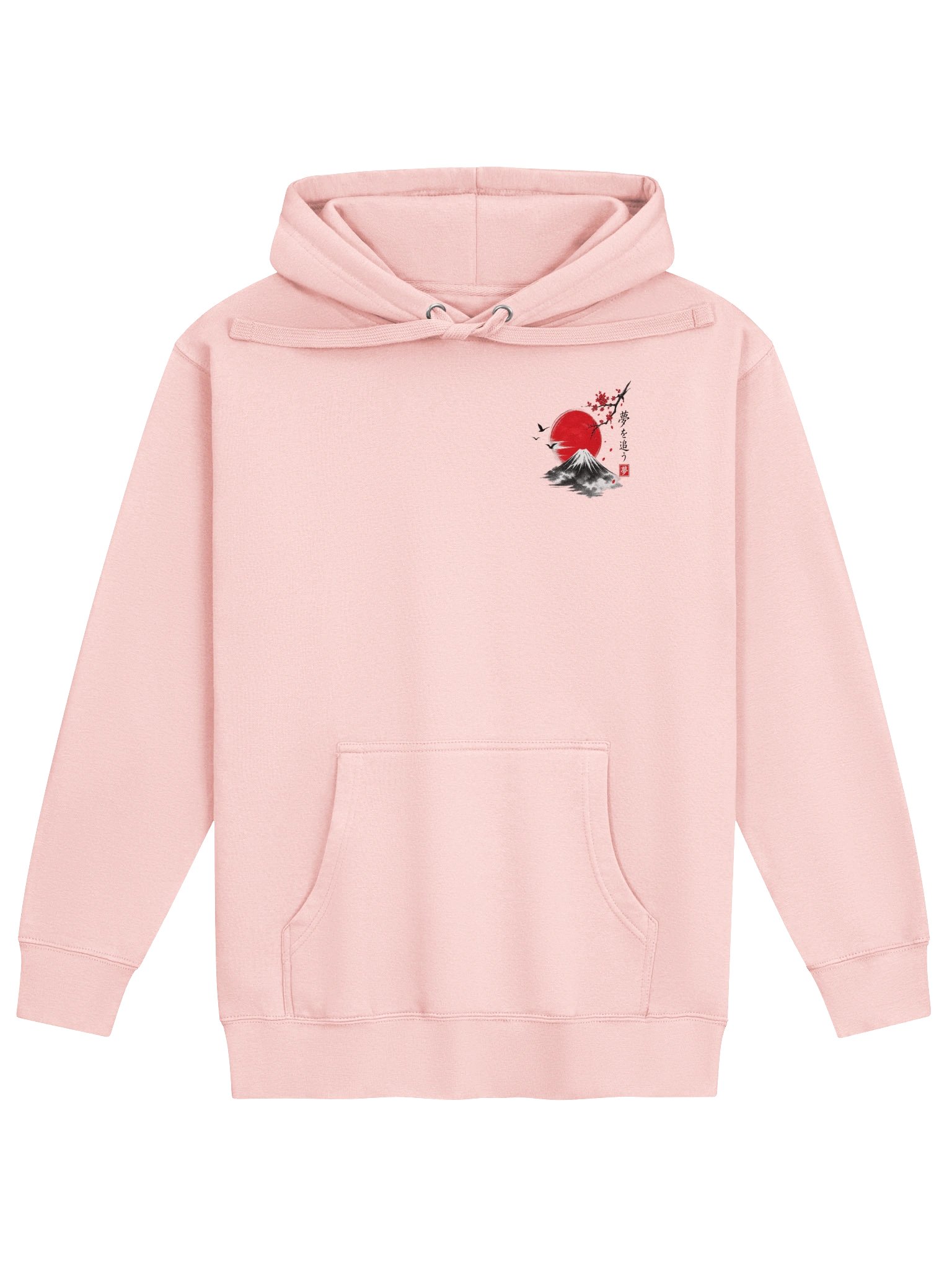 Japanese Mount Fuji & Rising Sun Hoodie | Bonsai Art product image (6)