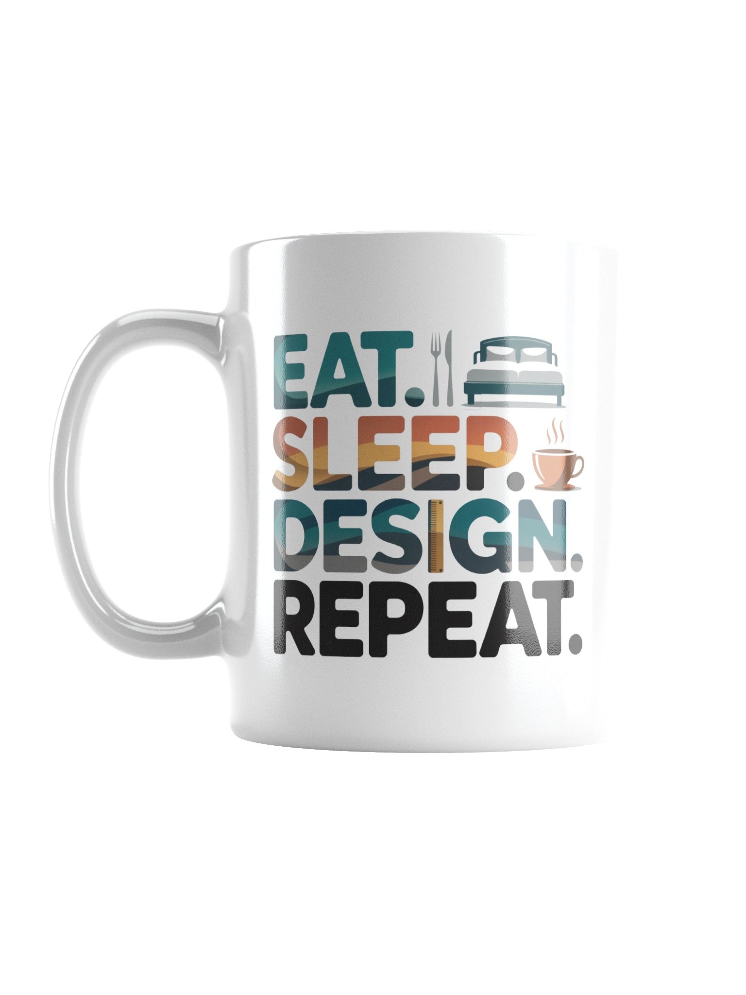 Eat Sleep Design Repeat Engineer Coffee Mug – Daily Grind Gift product image (2)