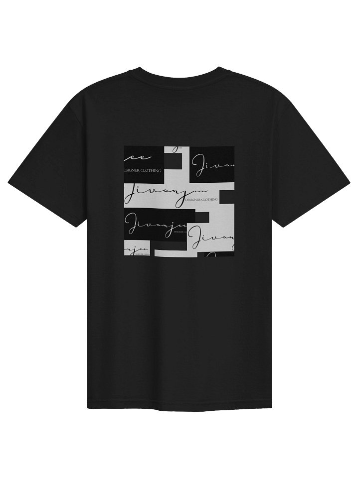 Jivanjee Designer - SIgnature logo tee - back block pattern product image (2)