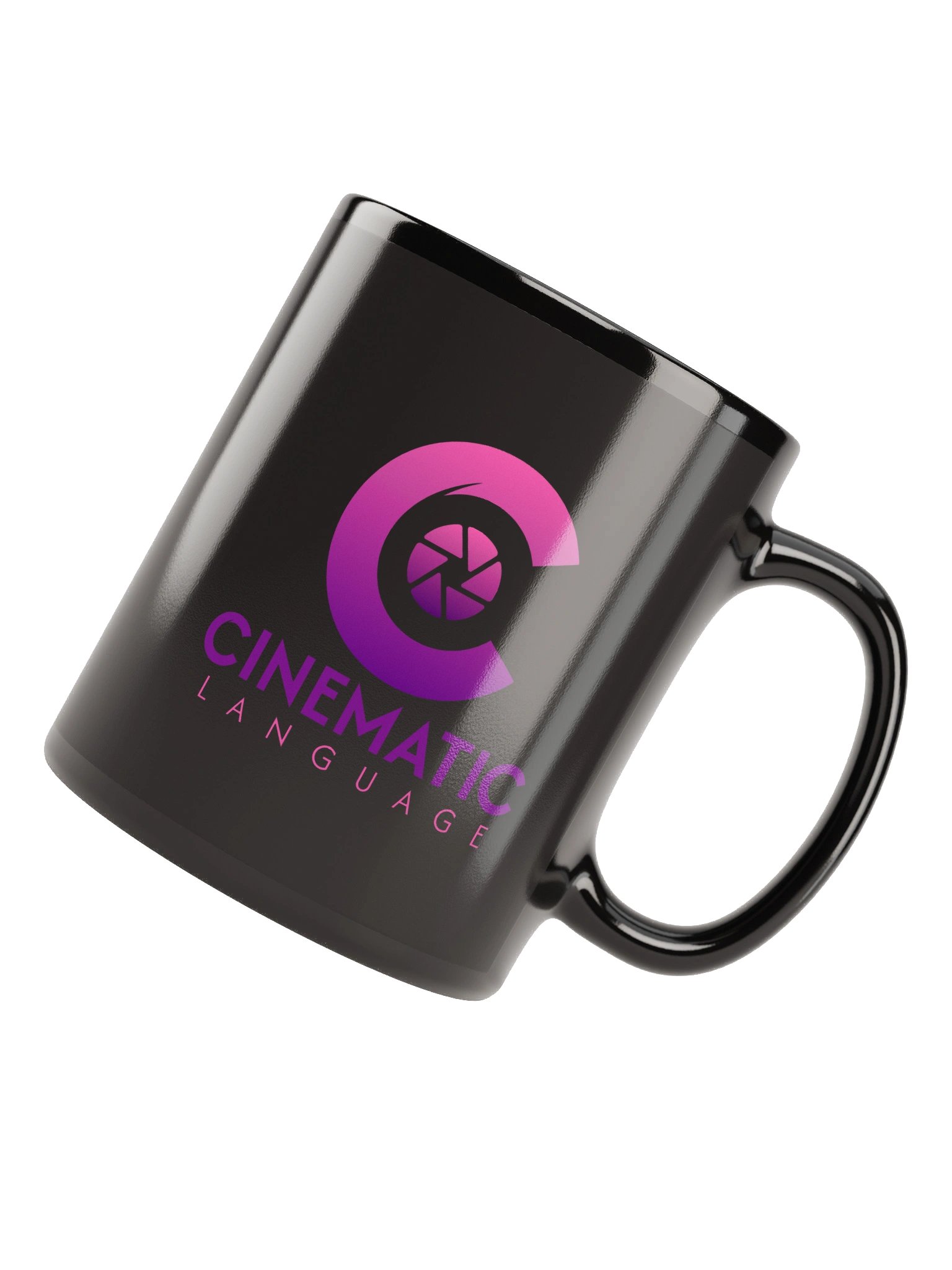 Cinematic Language Black Glossy Mug product image (8)