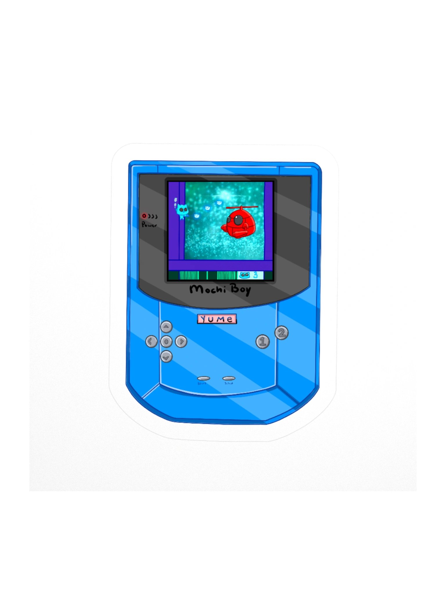 Mochi Boy Blue! Sticker product image (2)