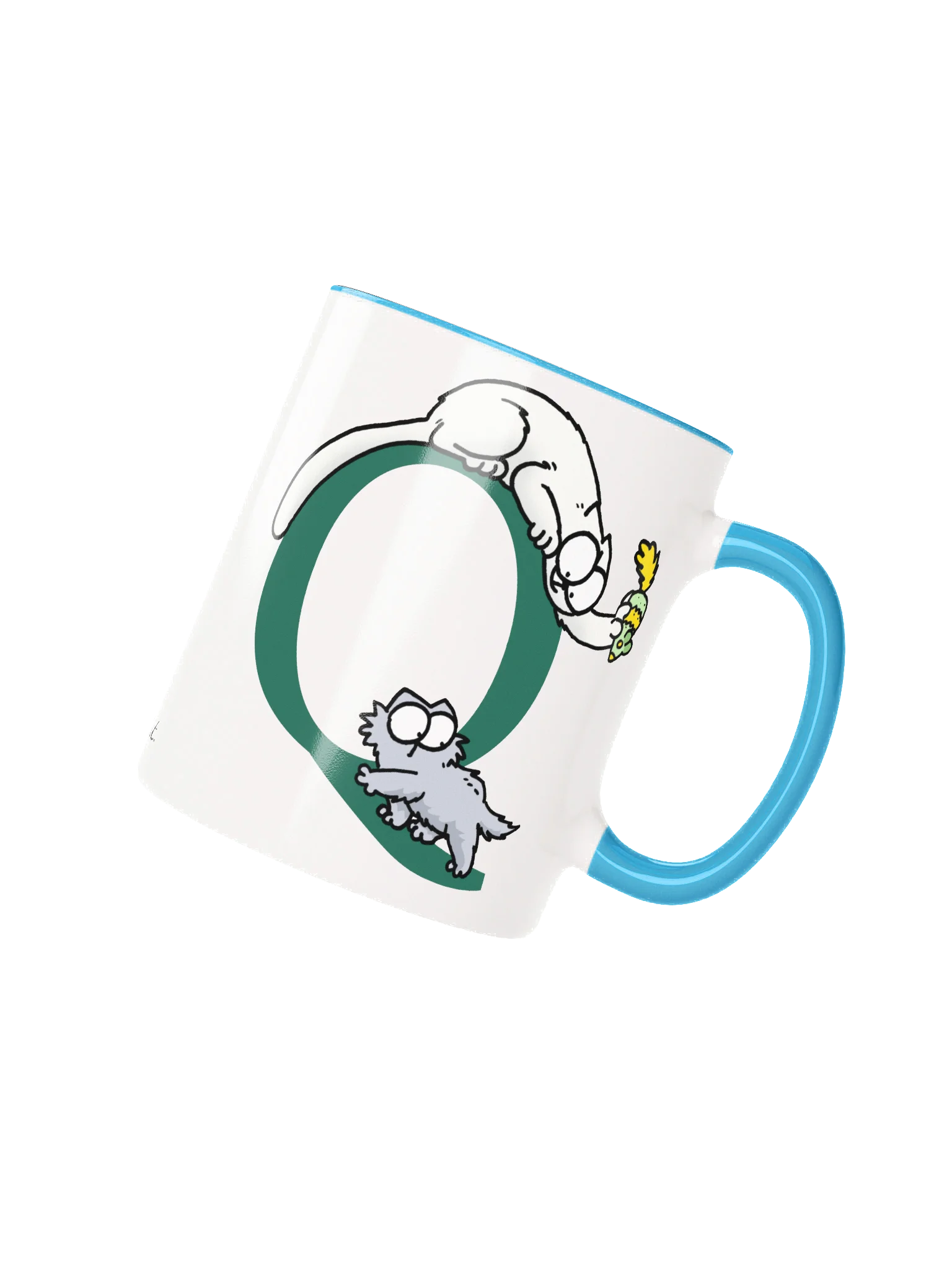 Cat Monogram Mug - Q product image (1)
