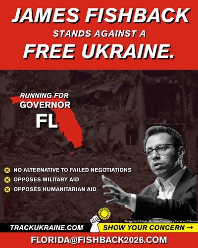 Gubernatorial candidate @fshbck compared Ukraine bombing Russian oil refineries that fund the invasion to nuking Moscow. Why ...
