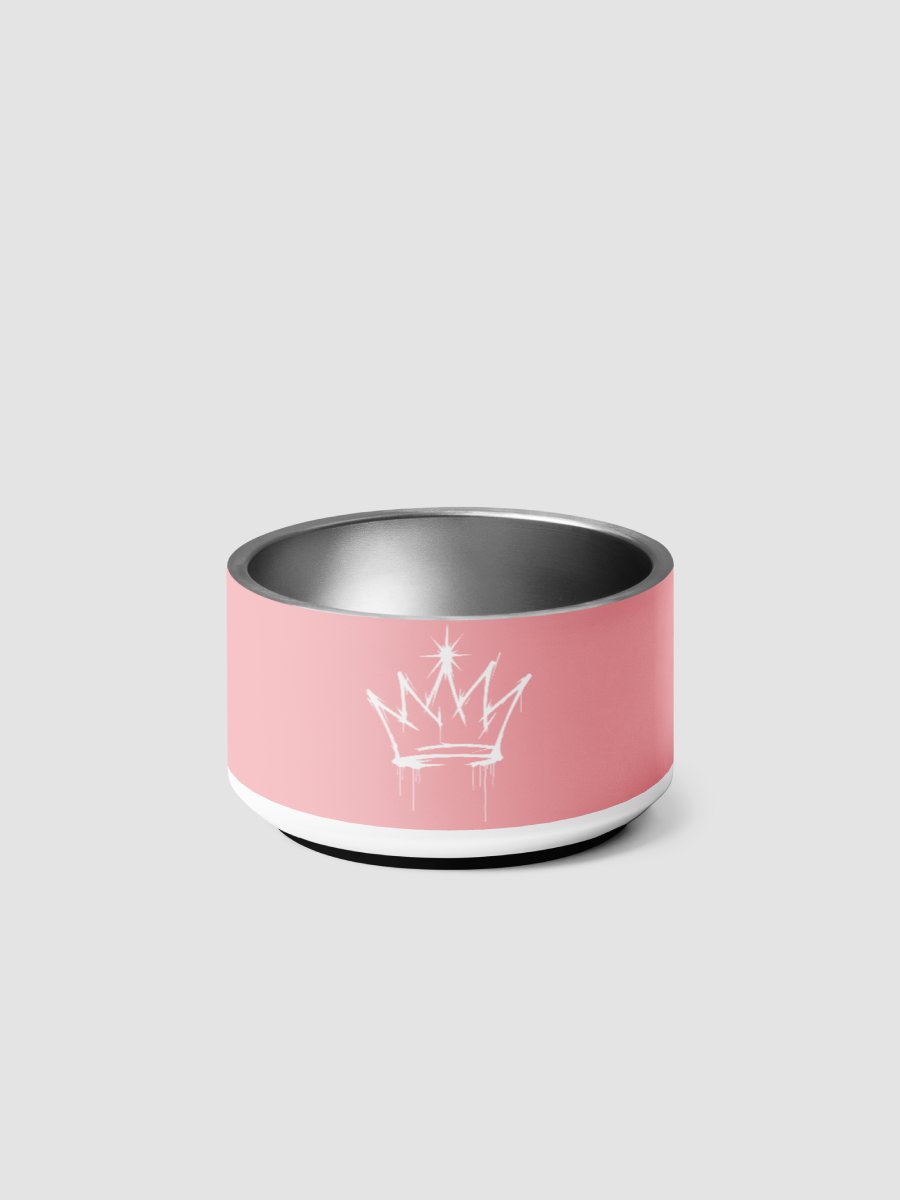 ONE KING Urban Crown Pet Bowl Pink product image (4)