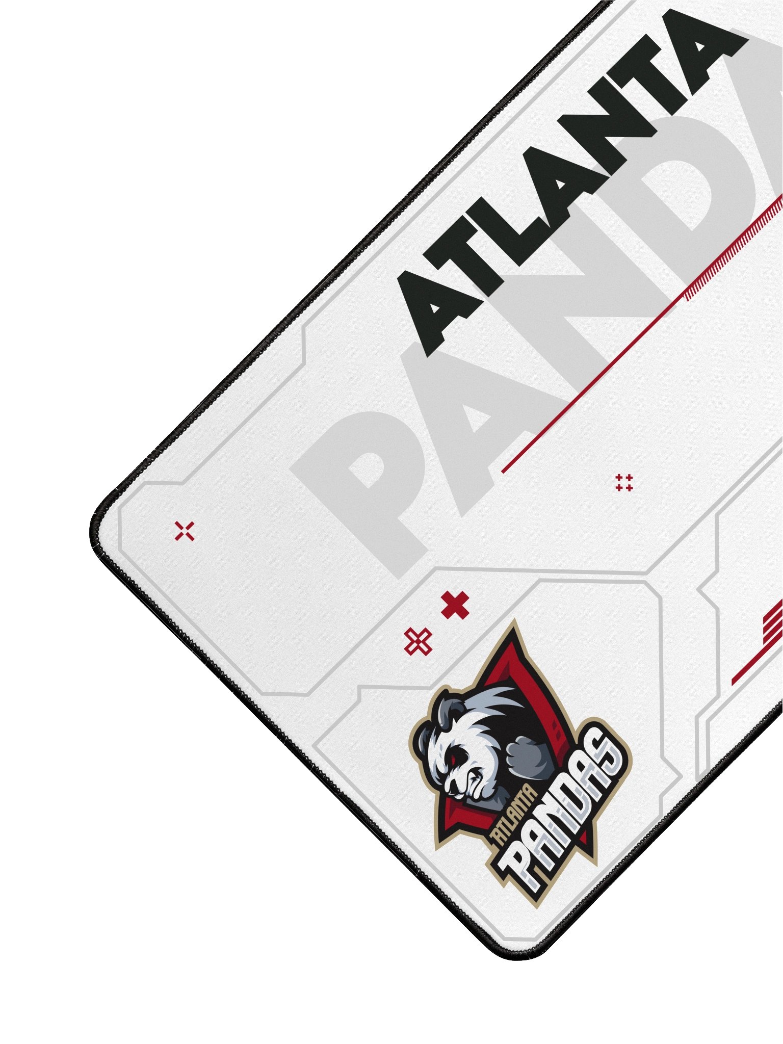 Atlanta Pandas White Desk Mat product image (3)