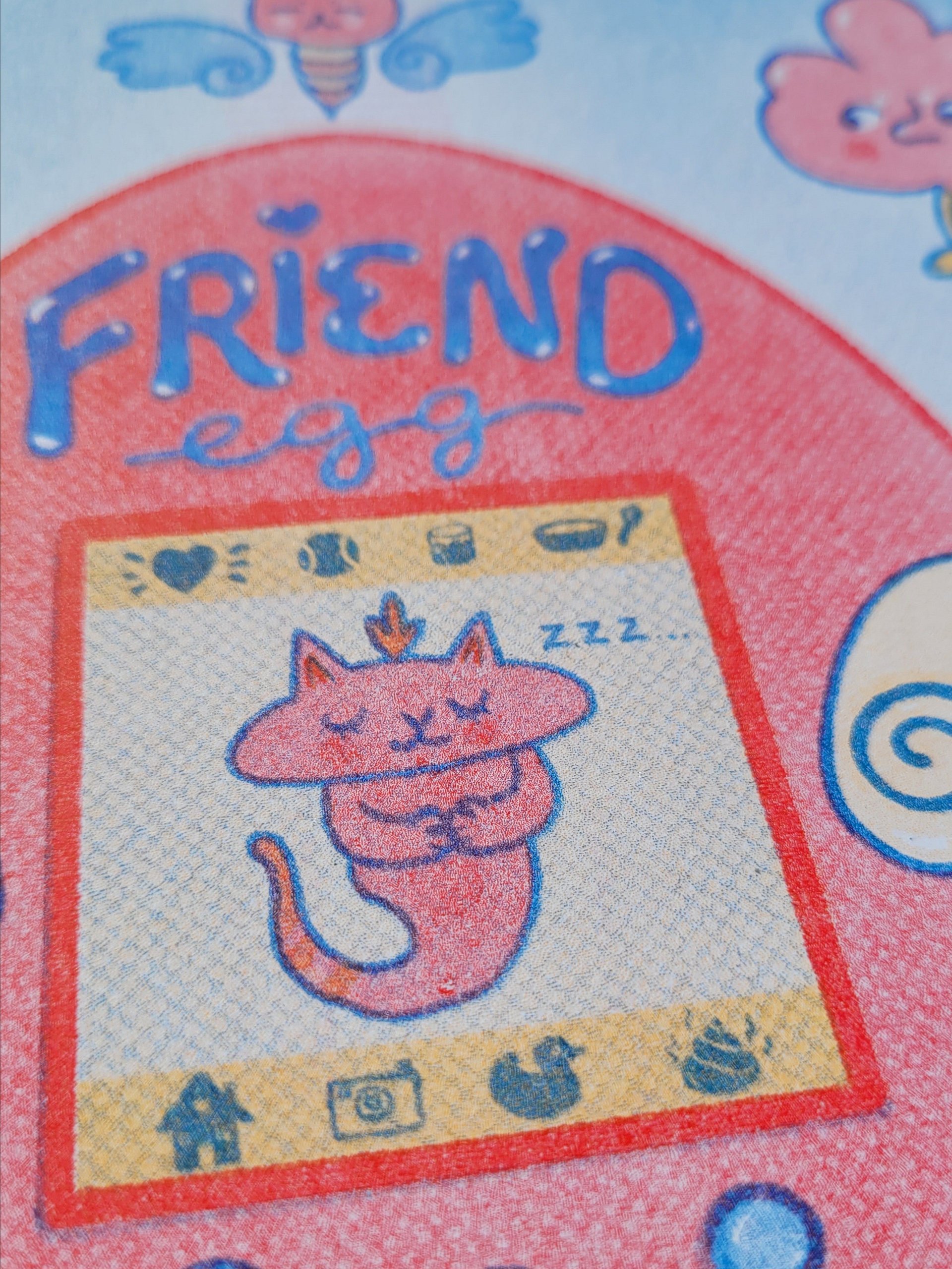 Friend Egg Riso Print product image (2)