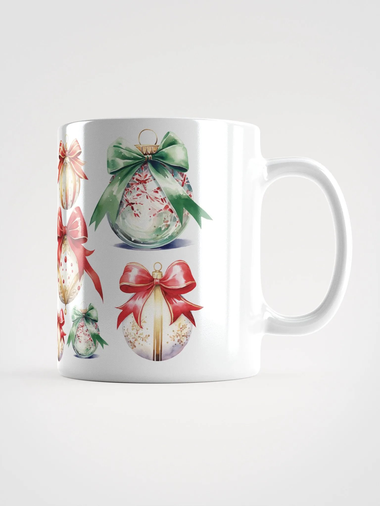 Festive Ornaments White Glossy Mug product image (1)