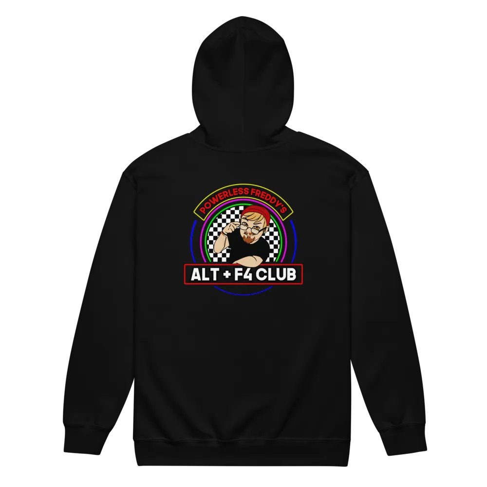 ALT + F4 Club Zip-Up Hoodie product image (7)