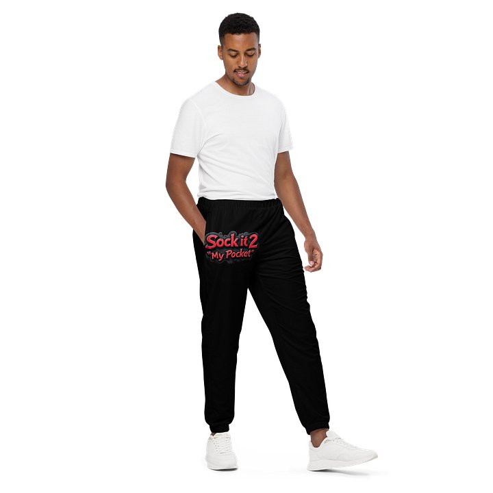 Red Pocket Statement Track Pants product image (2)