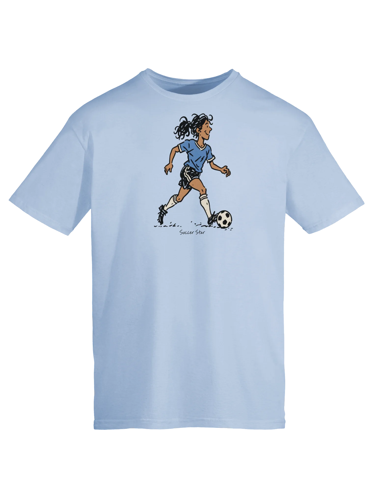 Soccer Star Cartoon Player T-Shirt product image (5)