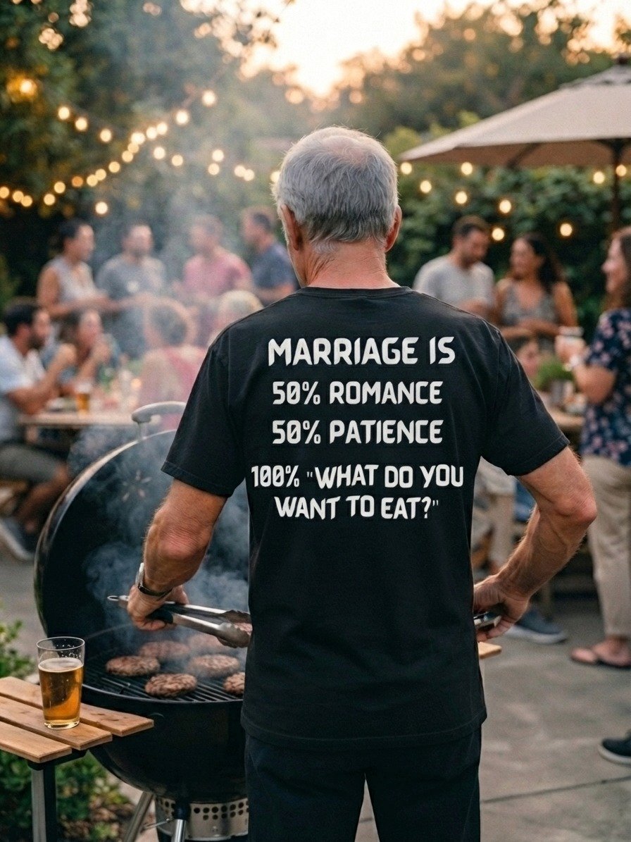 Marriage Is 50% Romance T-Shirt product image (1)