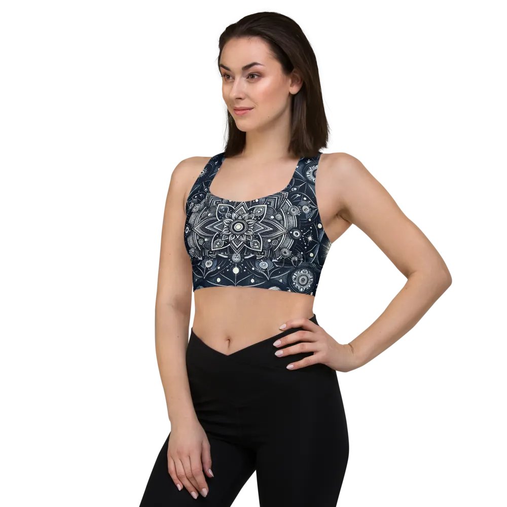 All-Over Print Longline Sports Bra product image (3)