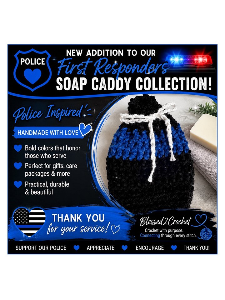 Police Inspired Soap Caddy product image (1)