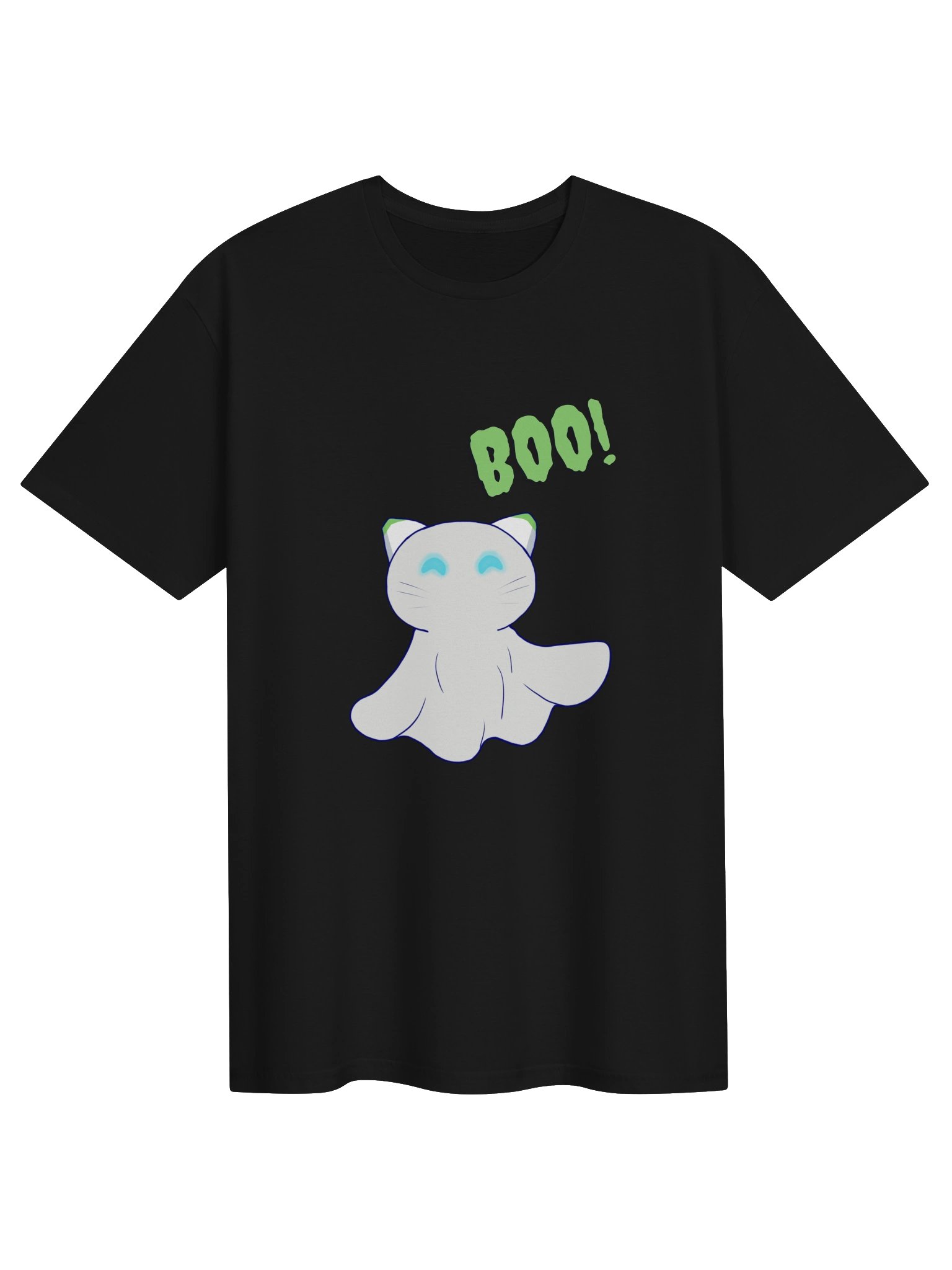 BOO! Ghost Catbot T-Shirt product image (2)