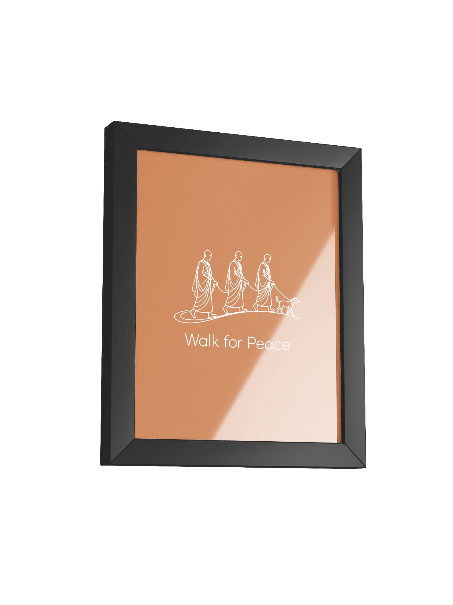 Walk for Peace Framed Poster - Dark product image (3)
