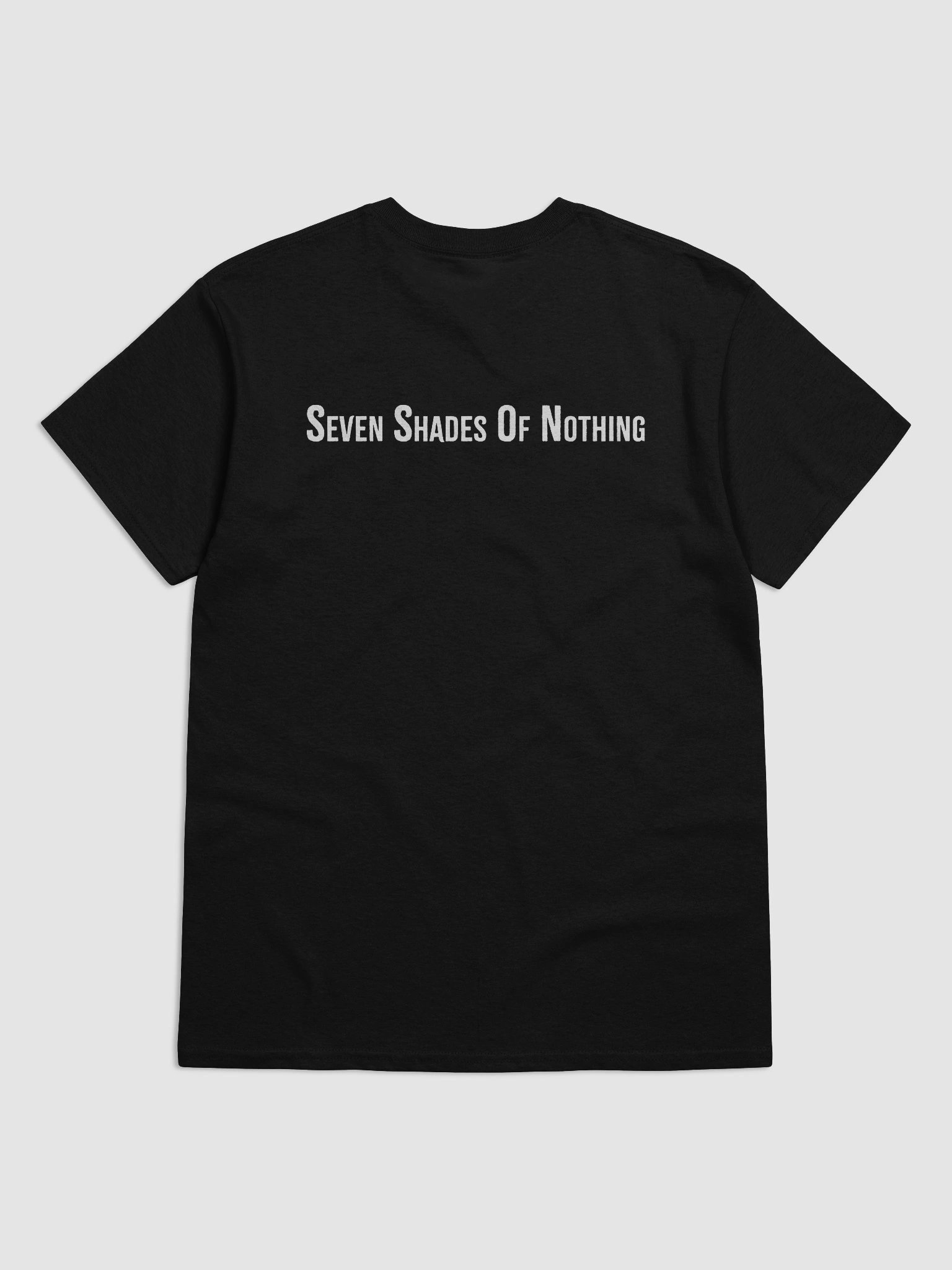 Seven Shades of Nothing White Logo on Gildan Heavyweight T-Shirt product image (6)