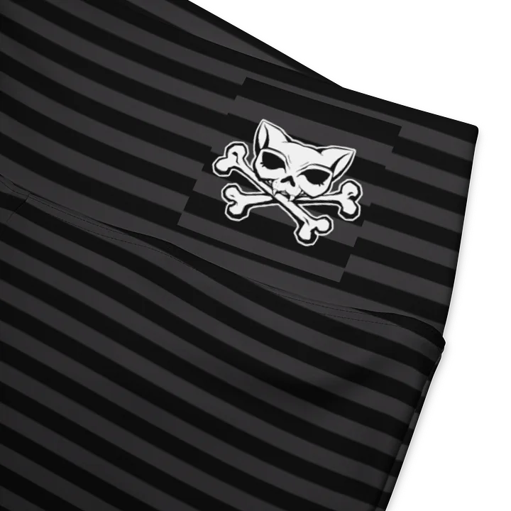 Blaque Stripped Kat Skull Flares product image (2)