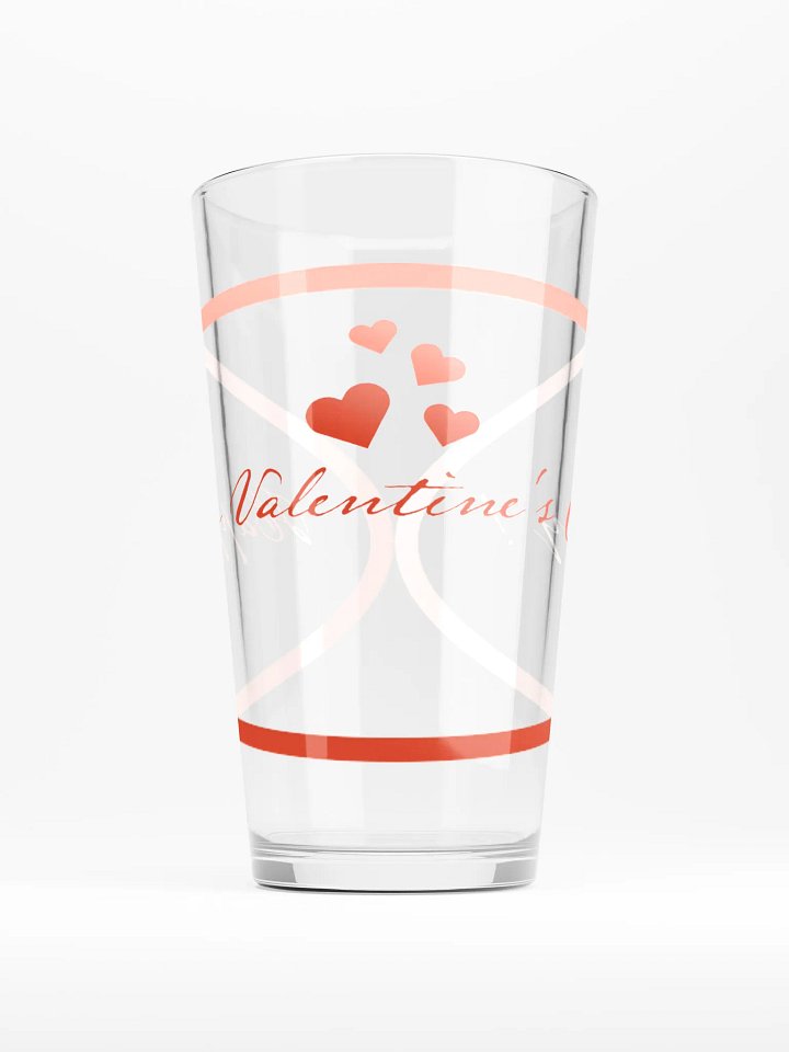 Happy Valentines Day Glass Cup product image (1)
