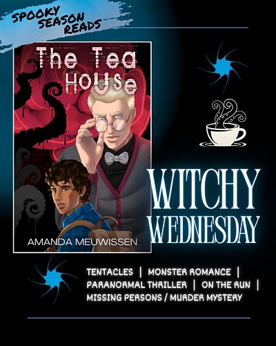 Every Wednesday this month, I'll be highlighting one of my perfect reads for the spooky season. Today's? The Tea House.

READ...