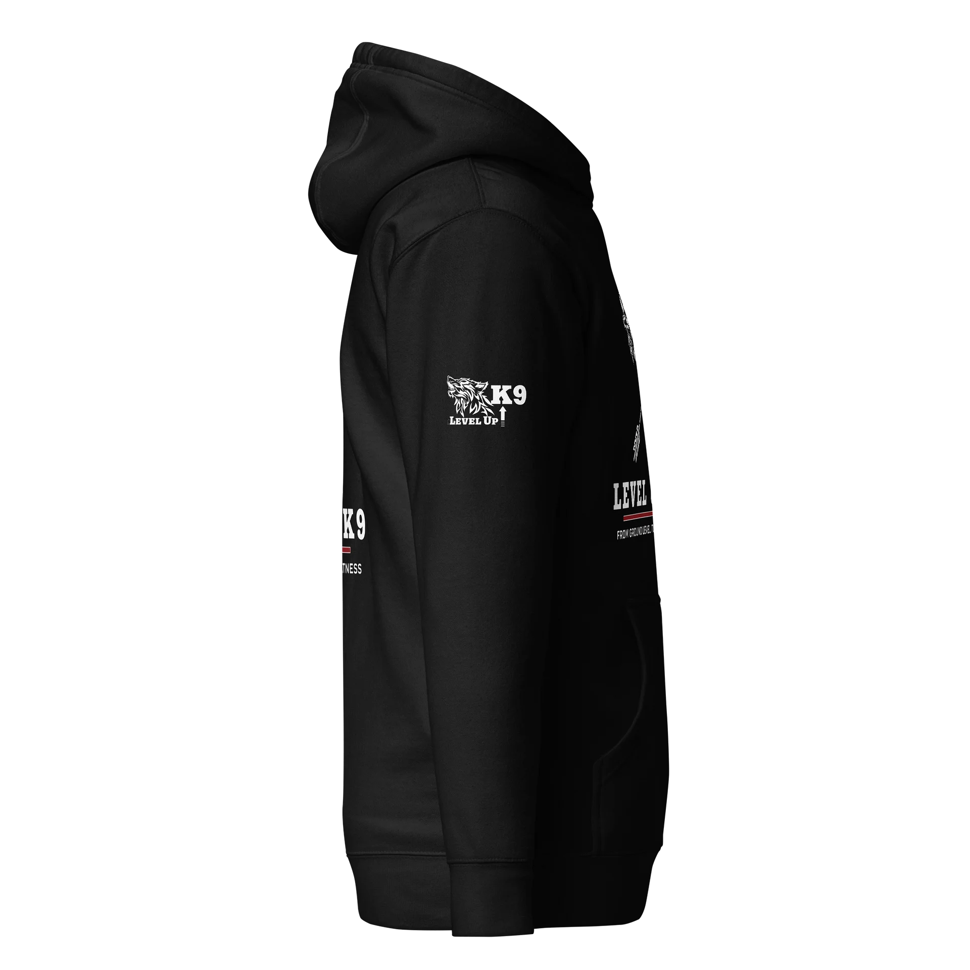 LEVEL UP K9 Standard Hoodie (black) product image (5)